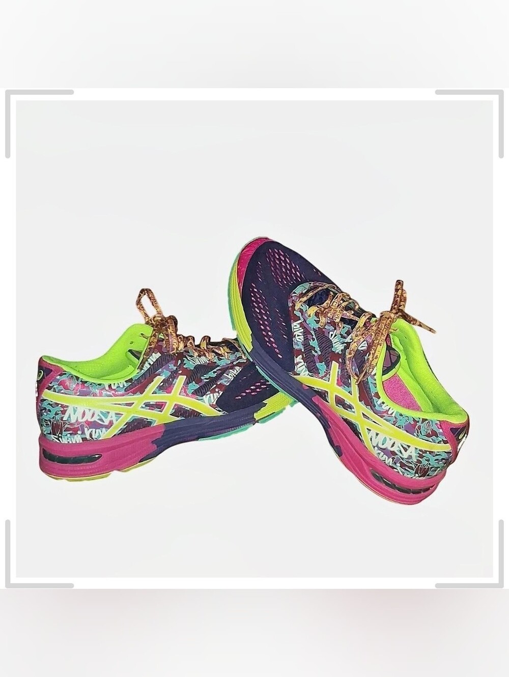 ASICS Multicolor Pink, Purple, Lime & Teal